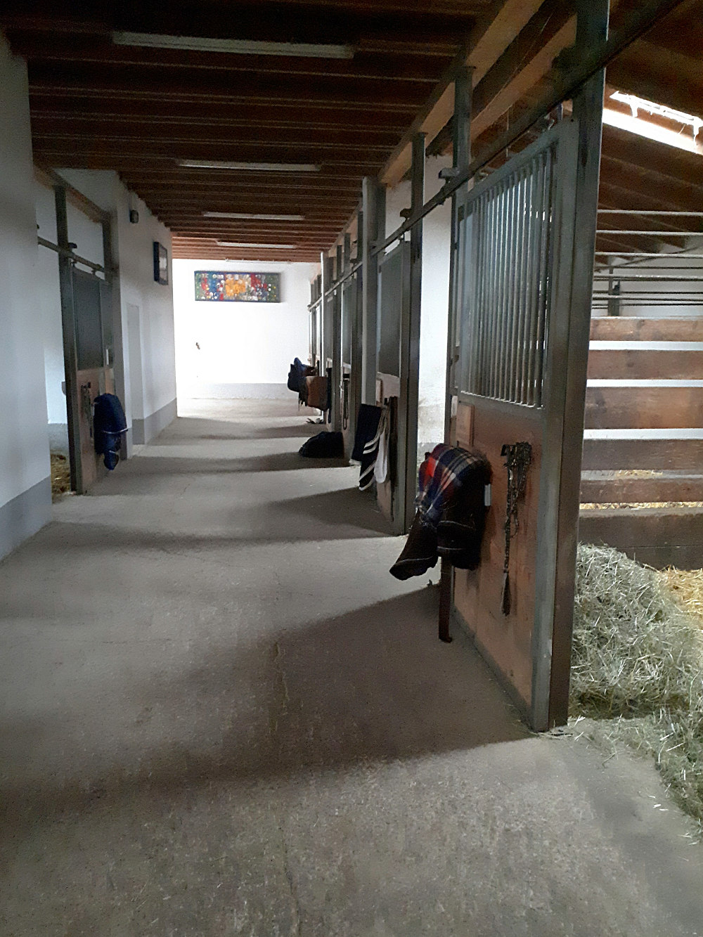 Stallgasse im Reitsatll Kilian